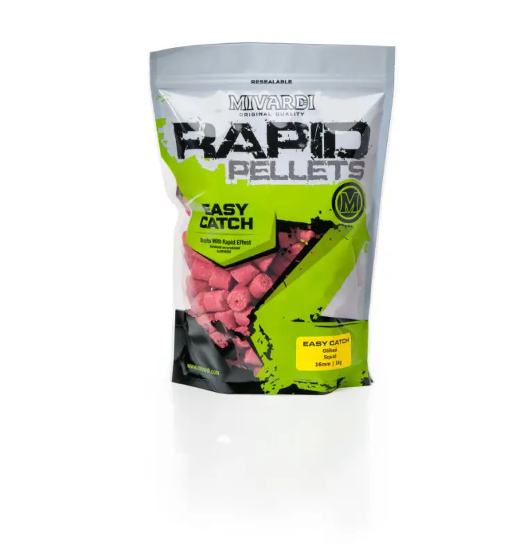 Mivardi Rapid Pellets Easy Catch Squid 16mm 5Kg Karpfenpellets Futterpellets-Köder-JJ-Fishing
