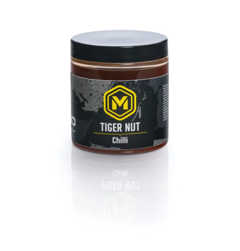 Mivardi Tigernüsse Chilli 250ml Eingelegte Hookbaits Dipped Köder Karpfen-Köder-JJ-Fishing