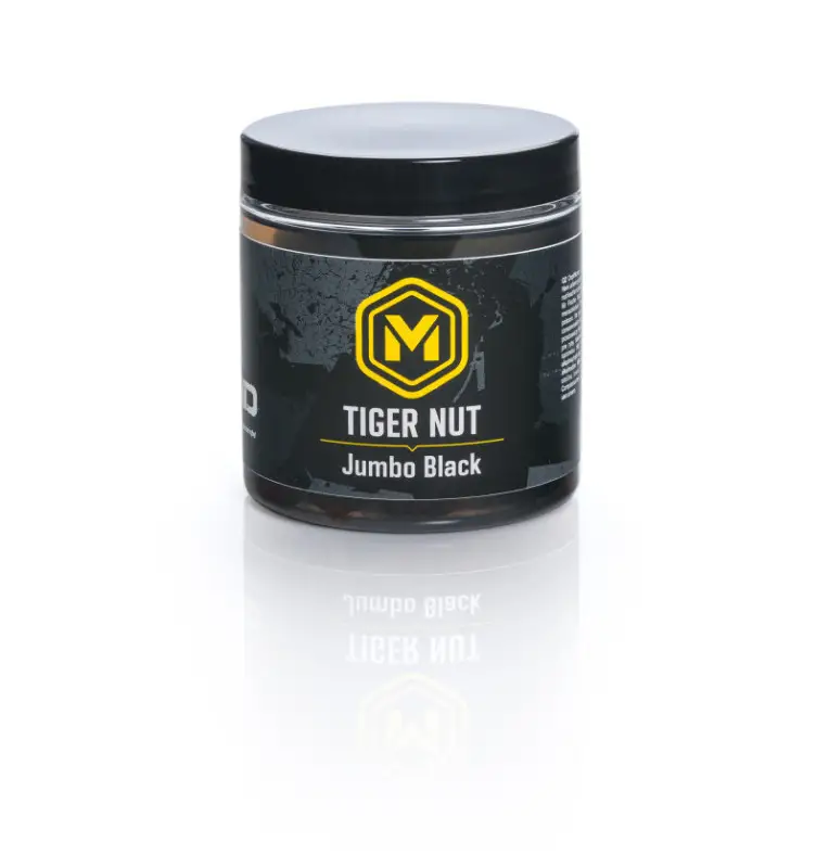 Mivardi Tigernüsse Jumbo Black 250ml Eingelegte Hookbaits Dipped Köder Karpfen-Köder-JJ-Fishing
