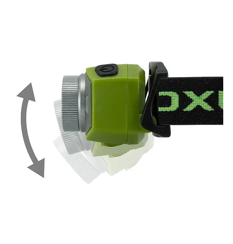 Delphin OXUS Zoom Stirnlampe Kopflampe Karpfenangler Extra Stark-Outdoor-JJ-Fishing