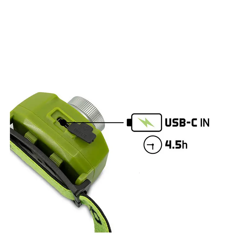 Delphin OXUS Zoom Stirnlampe Kopflampe Karpfenangler Extra Stark-Outdoor-JJ-Fishing