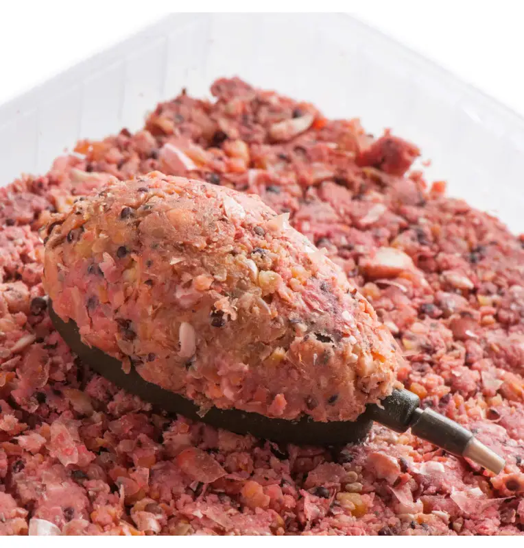 Mivardi Method Particle 1Kg Erdbeere Feeder Futter Ready to Go Vorgefeuchtetes Angelfutter-Köder-JJ-Fishing