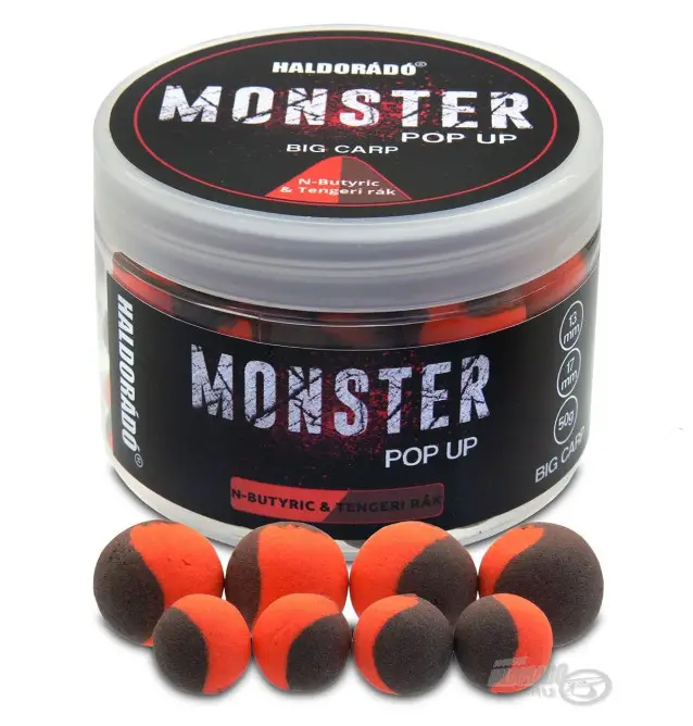 Haldorado MONSTER Pop Up Big Carp N-Butyric Acid & Krabbe 13-17 mm-Köder-JJ-Fishing
