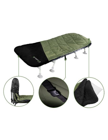 Delphin FORTIX 5 Season Carp Sleeping Bag Angel Schlafsack Ganzes Jahr All Season-Tackle & Co-JJ-Fishing