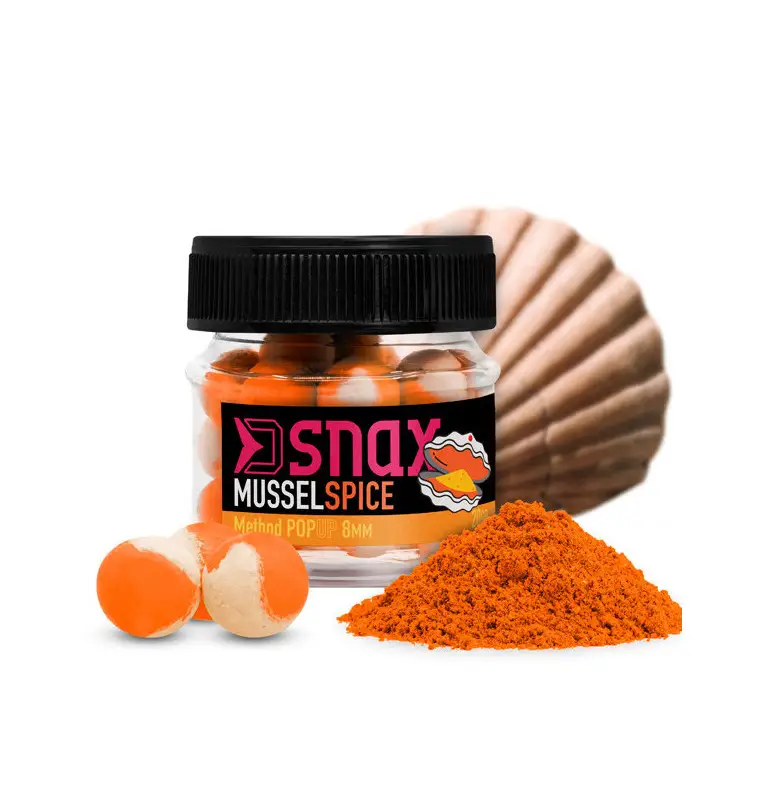 Delphin D Snax 12mm POP Muschel Gewürze Köder 20g-Köder-JJ-Fishing