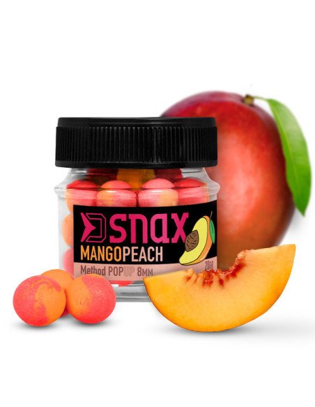 Delphin D Snax 12mm POP Mango Pfirsich Köder 20g-Köder-JJ-Fishing