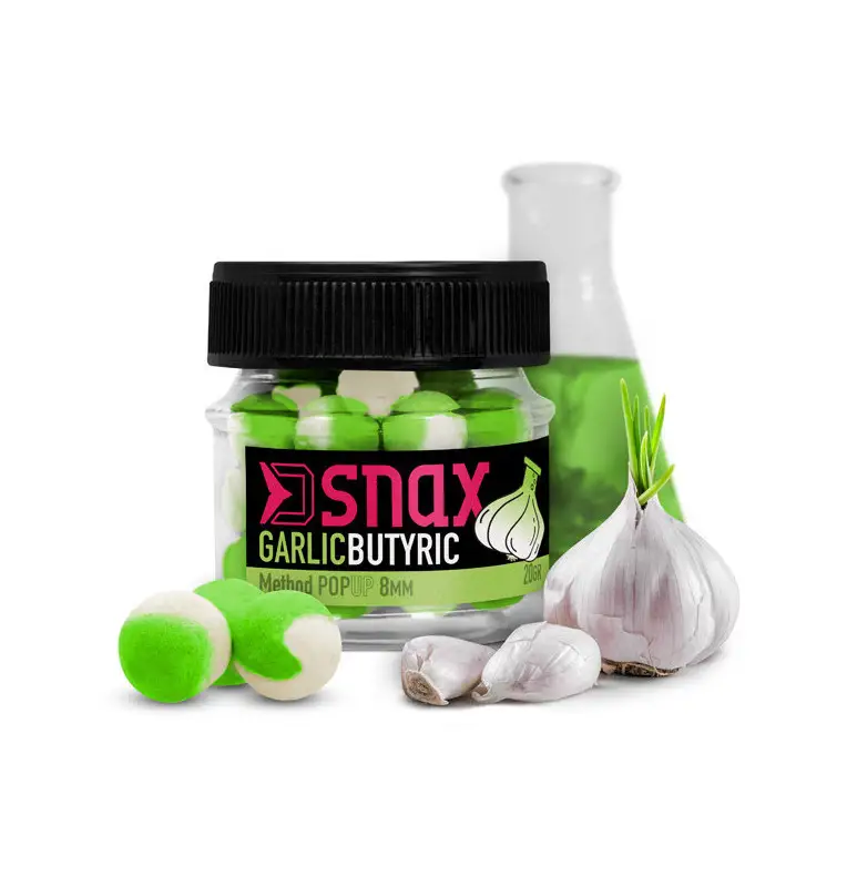 Delphin D Snax 12mm POP Knoblauch-Butyric Köder 20g-Köder-JJ-Fishing