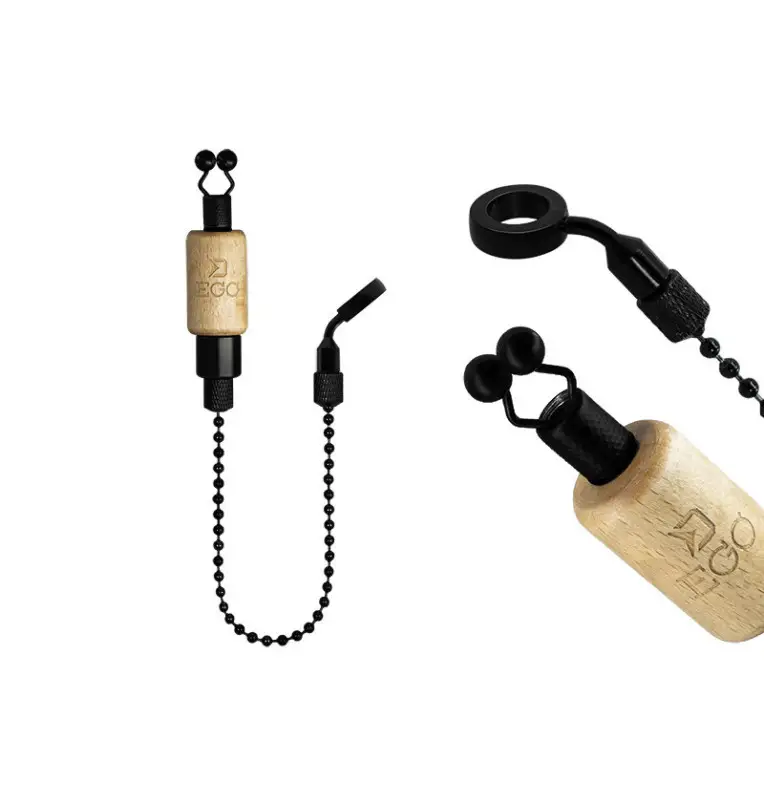 Delphin EGO Wood Holz-Kettenbissanzeiger Hänger Bite Alarm-Tackle & Co-JJ-Fishing