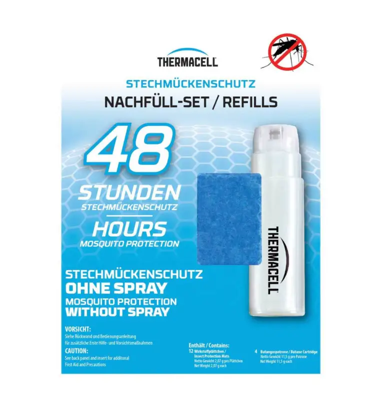 Thermacell Nachfüllpack 48h Gelsenschutz Höchste Qualität-Outdoor-JJ-Fishing