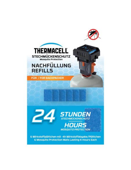 Thermacell M-24 Nachfüllpack Backpacker Gelsenschutz Höchste Qualität-Outdoor-JJ-Fishing