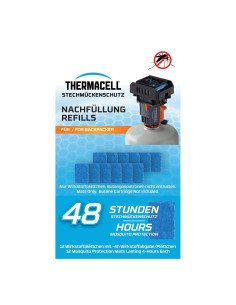 Thermacell M-48 Nachfüllpack Nachfüllset Backpacker 48 Stunden Gelsenschutz Höchste Qualität-Outdoor-JJ-Fishing