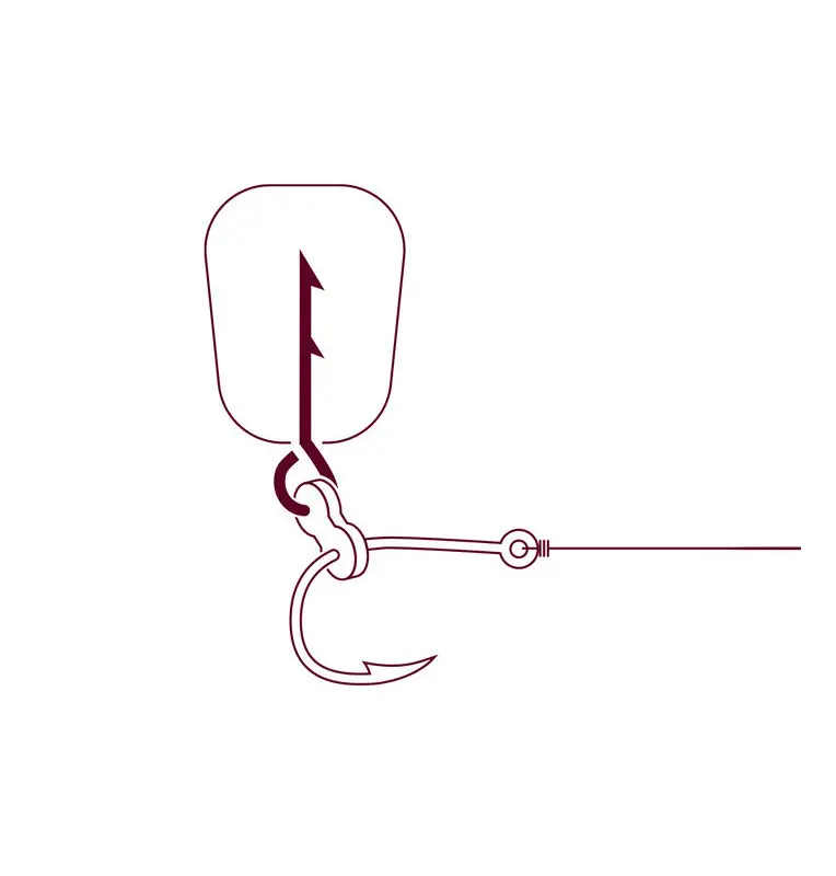 Delphin STINGER+ mit Silikonring / schwarz / 12St., 5mm-Endtackle-JJ-Fishing