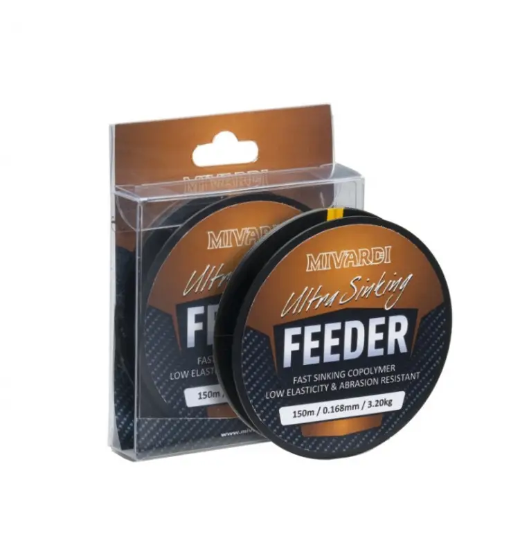 Mivardi Ultra Sinking Feeder 0.205mm 150m Angelschnur hoch Abriebsfest-Endtackle-JJ-Fishing