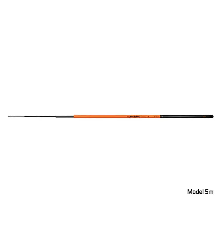 Delphin INFERNO 5m Pole Stipprute Angelrute Köderfische Fangen Posen Angeln-Ruten-JJ-Fishing