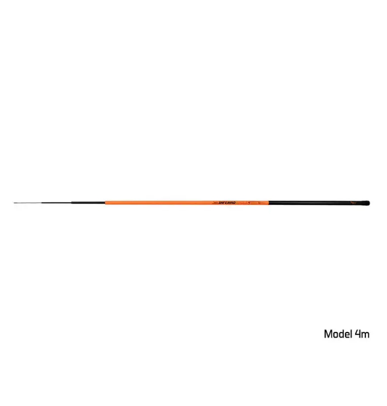Delphin INFERNO 4m Pole Stipprute Angelrute Köderfische Fangen Posen Angeln-Ruten-JJ-Fishing