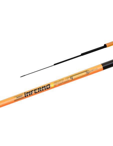 Delphin INFERNO 3m Pole Stipprute Angelrute Köderfische Fangen Posen Angeln-Rods-JJ-Fishing
