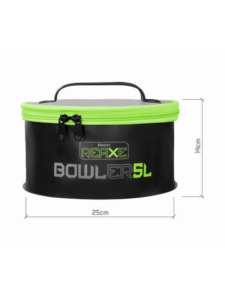 Delphin REAXE BOWLER 5L Rund EVA- Tasche Ködertasche Wasserdicht Method Feeder-Tackle & Co-JJ-Fishing