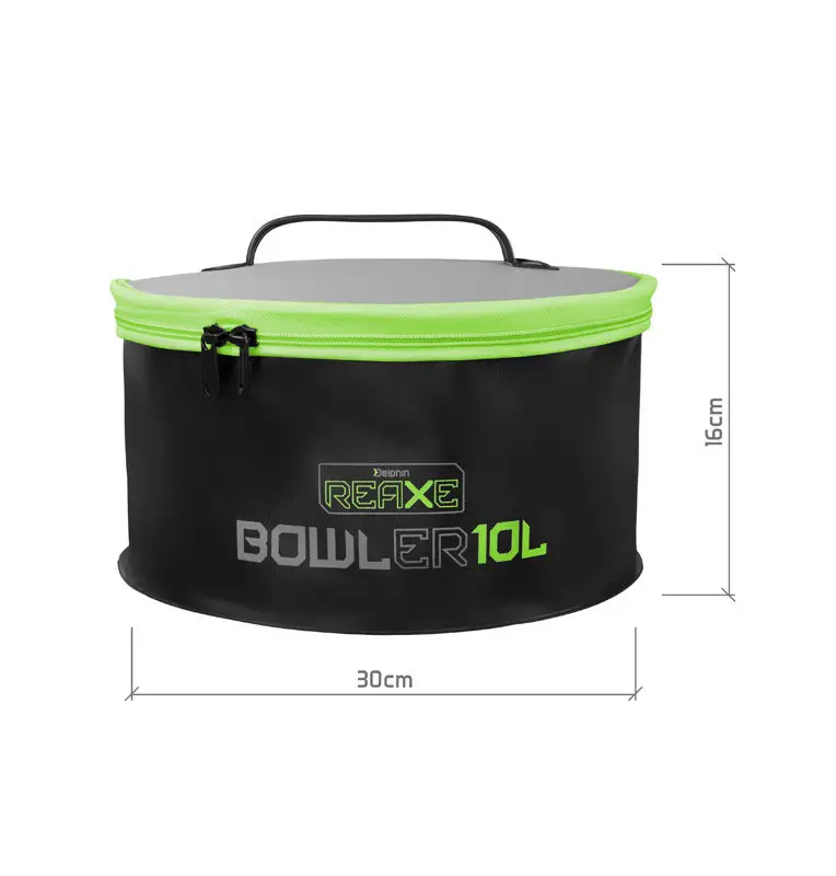 Delphin REAXE BOWLER 10L Rund EVA- Tasche Ködertasche Wasserdicht Method Feeder-Tackle & Co-JJ-Fishing