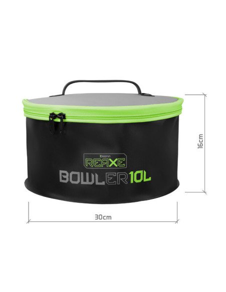 Delphin REAXE BOWLER 10L Rund EVA- Tasche Ködertasche Wasserdicht Method Feeder-Tackle & Co-JJ-Fishing