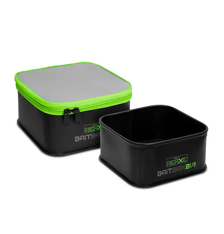 Delphin BaitBAX EVA-Set Tasche 2in1 Ködertasche Wasserdicht Method Feeder-Angelzubehör-JJ-Fishing