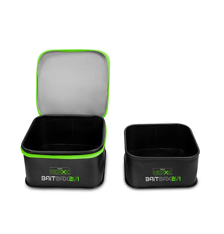 Delphin BaitBAX EVA-Set Tasche 2in1 Ködertasche Wasserdicht Method Feeder-Angelzubehör-JJ-Fishing