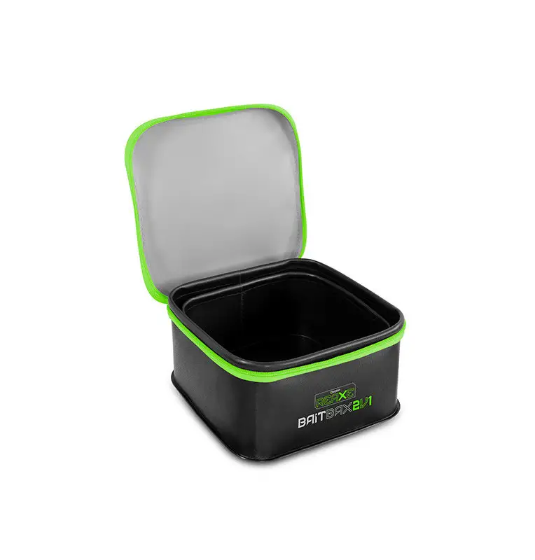 Delphin BaitBAX EVA-Set Tasche 2in1 Ködertasche Wasserdicht Method Feeder-Angelzubehör-JJ-Fishing