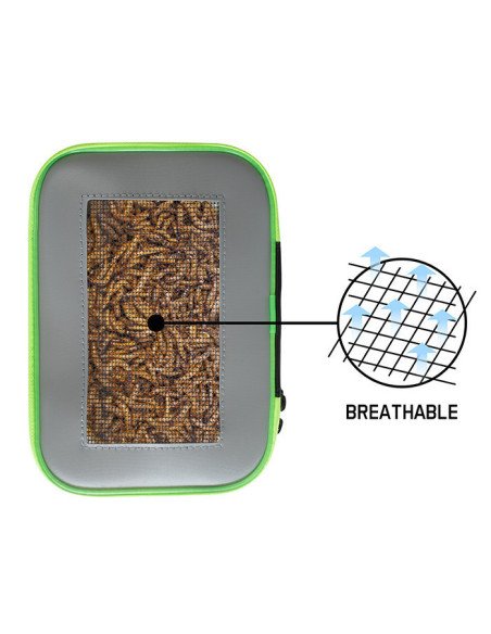 Delphin MeshBAX EVA-Tasche Live Bait Bag Madentasche Method Feeder-Angelzubehör-JJ-Fishing