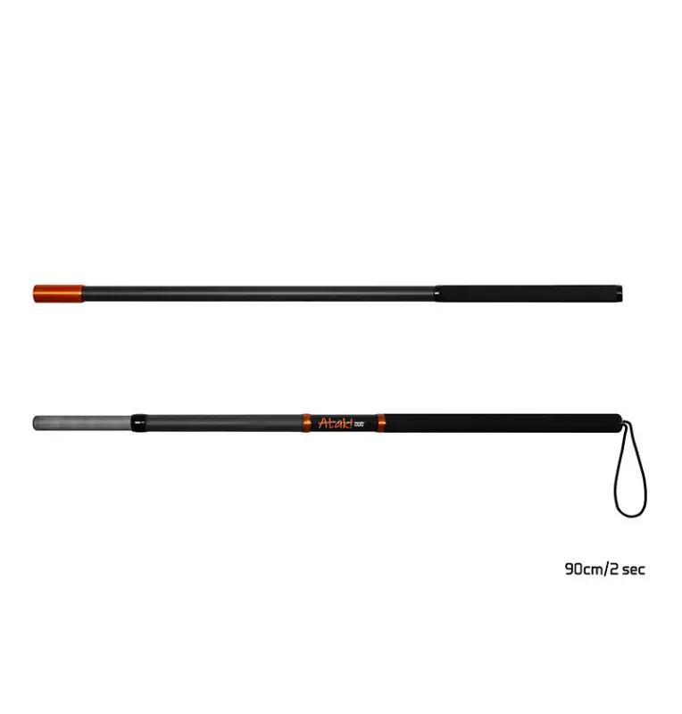 Delphin Atak! DUO Kescherstab 2-Teilig 90cm Raubfisch Carbon Kescherstab-Tackle & Co-JJ-Fishing
