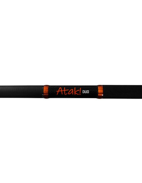Delphin Atak! DUO Kescherstab 2-Teilig 90cm Raubfisch Carbon Kescherstab-Tackle & Co-JJ-Fishing