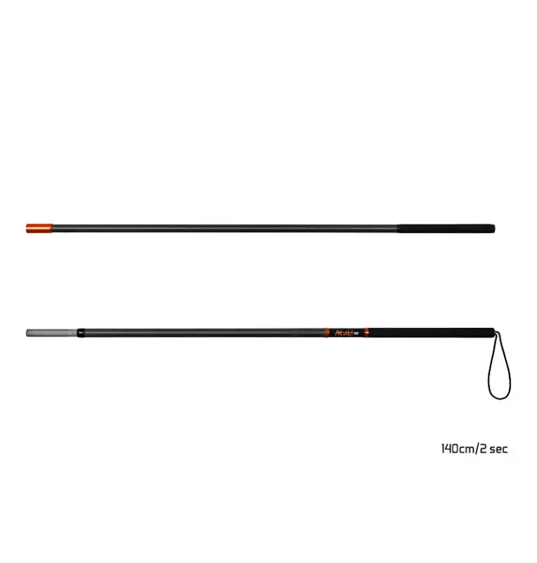 Delphin Atak! DUO Kescherstab 2-Teilig 140cm Raubfisch Carbon Kescherstab-Tackle & Co-JJ-Fishing