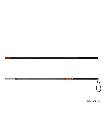 Delphin Atak! DUO Kescherstab 2-Teilig 140cm Raubfisch Carbon Kescherstab-Tackle & Co-JJ-Fishing