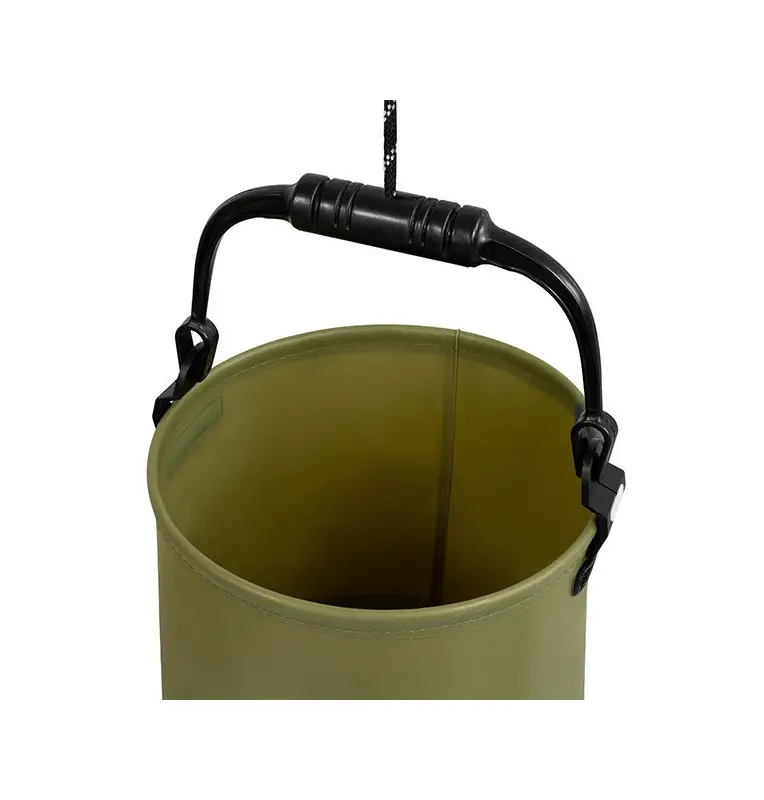 Delphin BAREL EVA-Eimer 10L + 7m Schnur Wassereimer Wasserkübel Faltbar-Tackle & Co-JJ-Fishing
