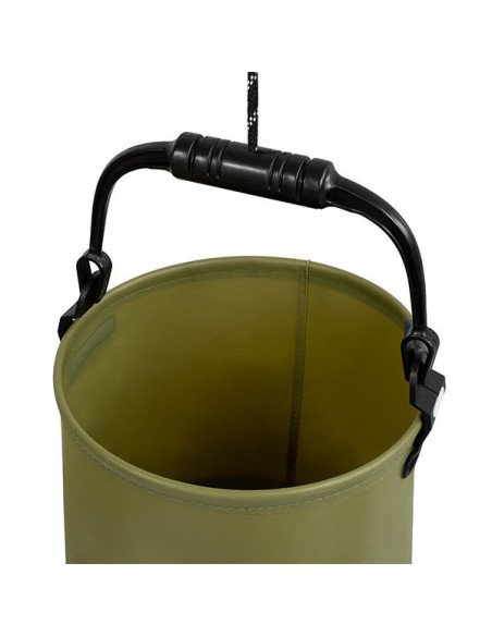 Delphin BAREL EVA-Eimer 10L + 7m Schnur Wassereimer Wasserkübel Faltbar-Tackle & Co-JJ-Fishing