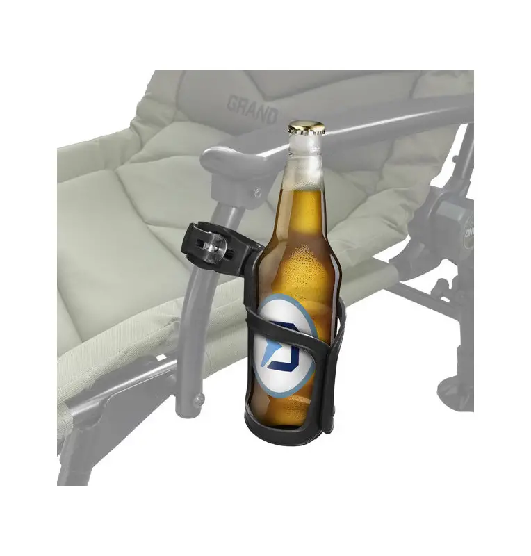 Delphin DrinxHOLD Universal-Getränkehalter Glasflasche, Dose, Plastik Flasche Halter Sessel und Bett Carpchair-Angelzubehör-J...