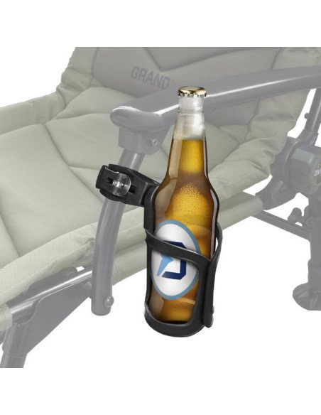Delphin DrinxHOLD Universal-Getränkehalter Glasflasche, Dose, Plastik Flasche Halter Sessel und Bett Carpchair-Angelzubehör-J...