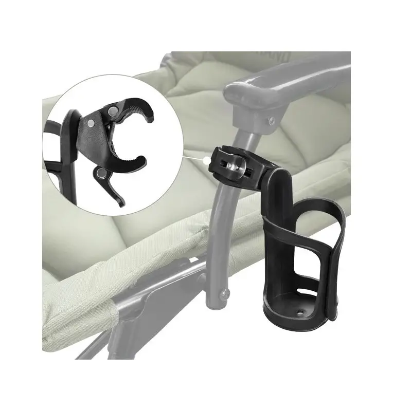 Delphin DrinxHOLD Universal-Getränkehalter Glasflasche, Dose, Plastik Flasche Halter Sessel und Bett Carpchair-Angelzubehör-J...