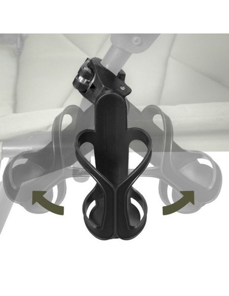 Delphin DrinxHOLD Universal-Getränkehalter Glasflasche, Dose, Plastik Flasche Halter Sessel und Bett Carpchair-Angelzubehör-J...