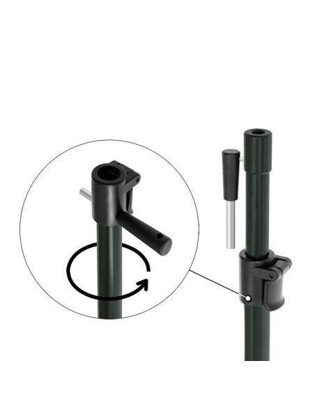 Delphin CLASSA Stick 32-50cm Bank-Stick Rutenhalter Bohrkopf Stormstick-Tackle & Co-JJ-Fishing