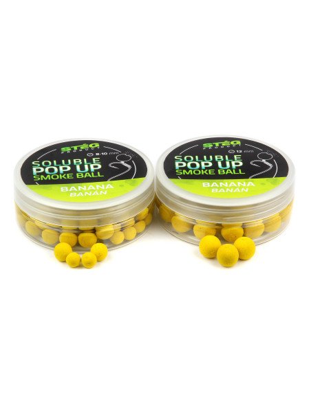 Steg Smoke Ball Pop Up Banane 12mm Soluble 25g Method Feeder Köder-Bait-JJ-Fishing