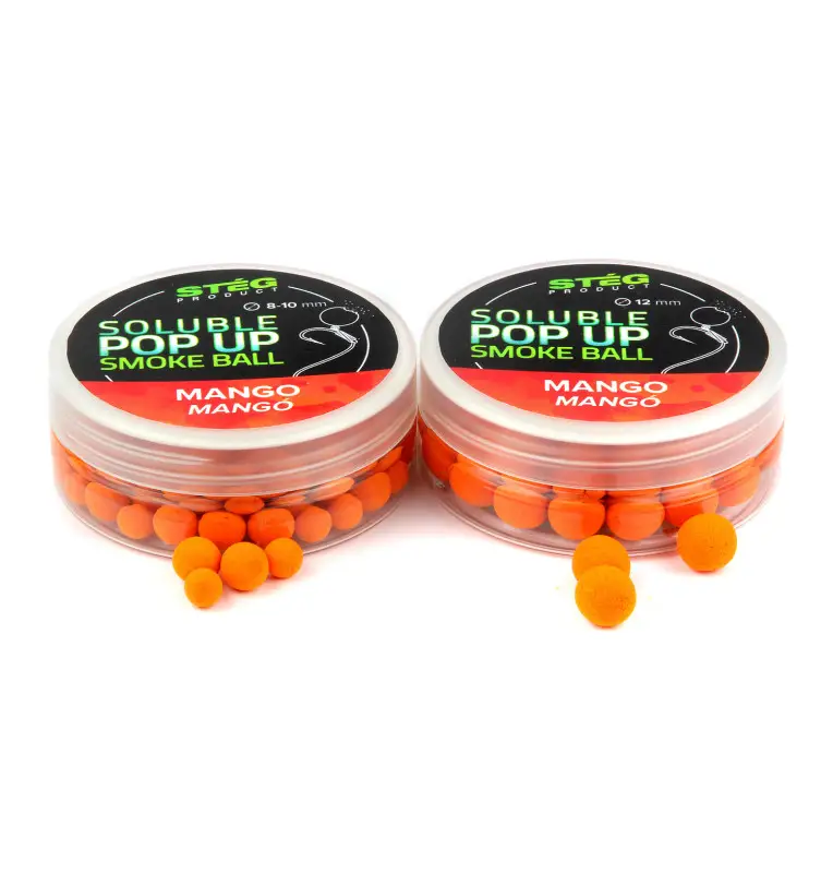 Steg Smoke Ball Pop Up Mango 8-10mm Soluble 20g Method Feeder Köder-Köder-JJ-Fishing