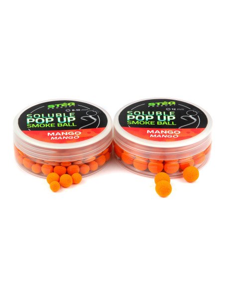 Steg Smoke Ball Pop Up Mango 8-10mm Soluble 20g Method Feeder Köder-Köder-JJ-Fishing