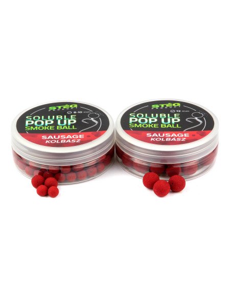 Steg Smoke Ball Pop Up Sausage 8-10mm Soluble 20g Method Feeder Köder-Köder-JJ-Fishing