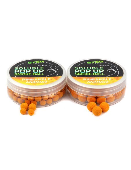 Steg Smoke Ball Pop Up Pineapple 8-10mm Soluble 20g Method Feeder Köder-Köder-JJ-Fishing