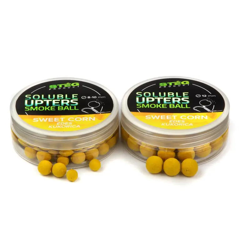 Steg Upters Smoke Ball Sweet Corn 12mm Wafter Soluble 30g Method Feeder Köder-Köder-JJ-Fishing
