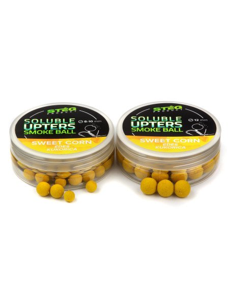 Steg Upters Smoke Ball Sweet Corn 12mm Wafter Soluble 30g Method Feeder Köder-Köder-JJ-Fishing