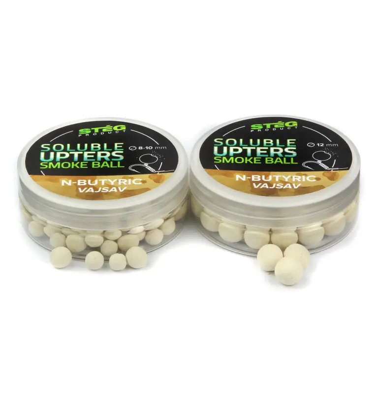 Steg Upters Smoke Ball N-Butyric Acid 8-10mm Wafter Soluble 30g Method Feeder Köder-Köder-JJ-Fishing