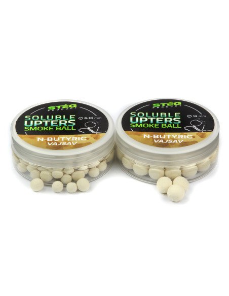 Steg Upters Smoke Ball N-Butyric Acid 8-10mm Wafter Soluble 30g Method Feeder Köder-Köder-JJ-Fishing