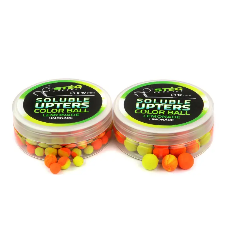 Steg Upters Color Ball Lemonade 12mm Wafter Soluble 30g Method Feeder Köder-Köder-JJ-Fishing