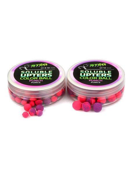 Steg Upters Color Ball Punch 12mm Wafter Soluble 30g Method Feeder Köder-Bait-JJ-Fishing