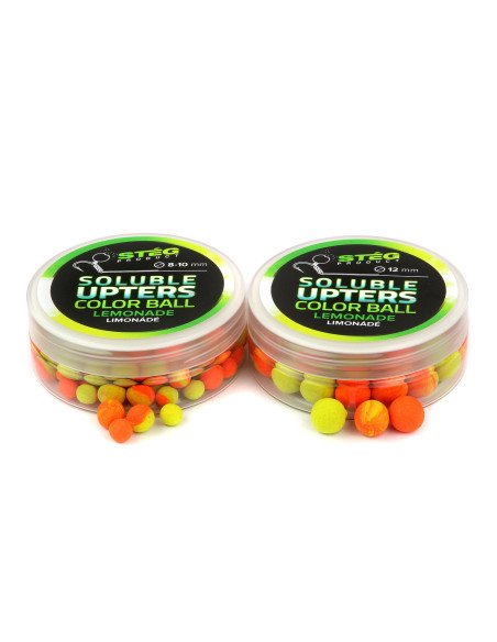 Steg Upters Color Ball Lemonade 8-10mm Wafter Soluble 30g Method Feeder Köder-Köder-JJ-Fishing